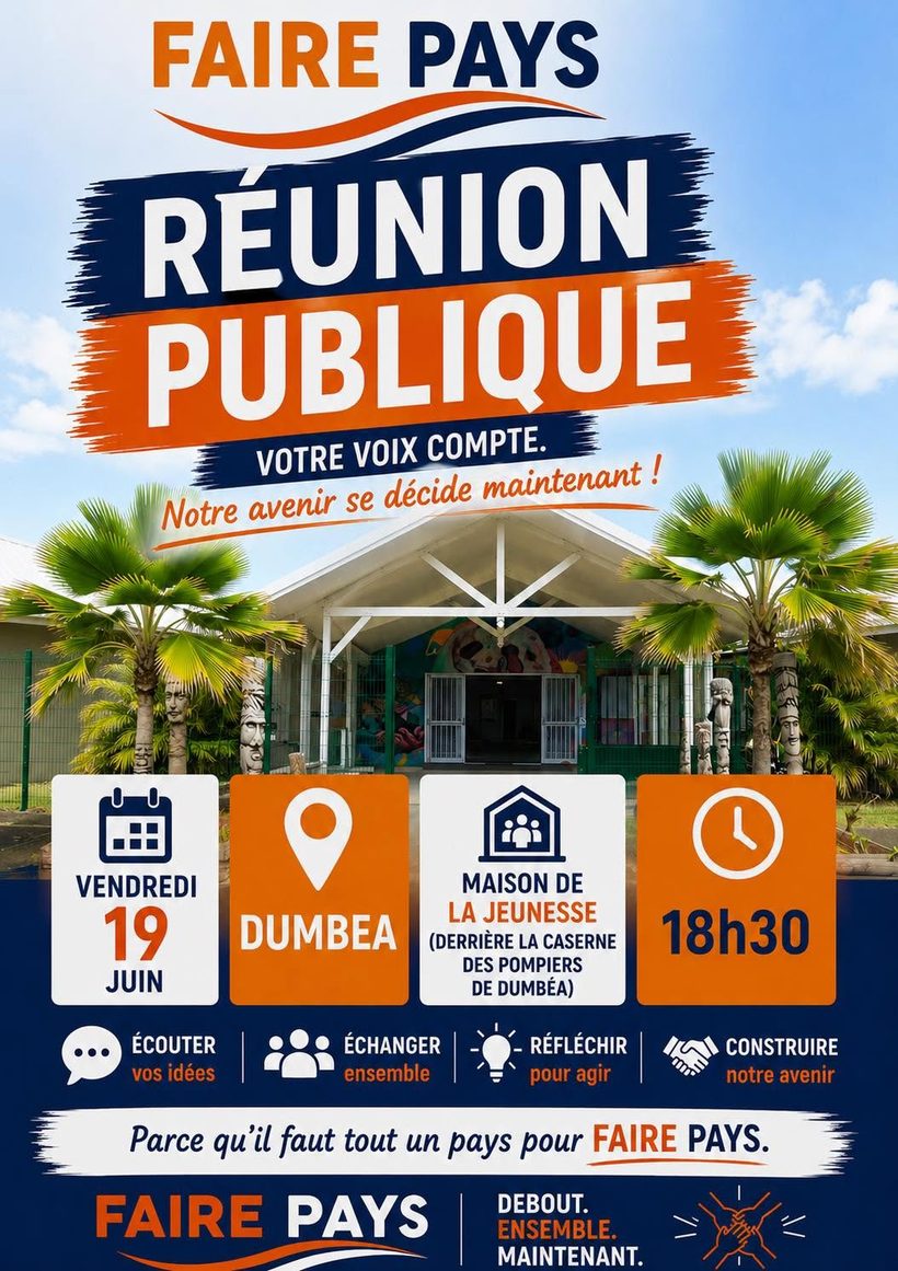 Réunion publique — Dumbéa