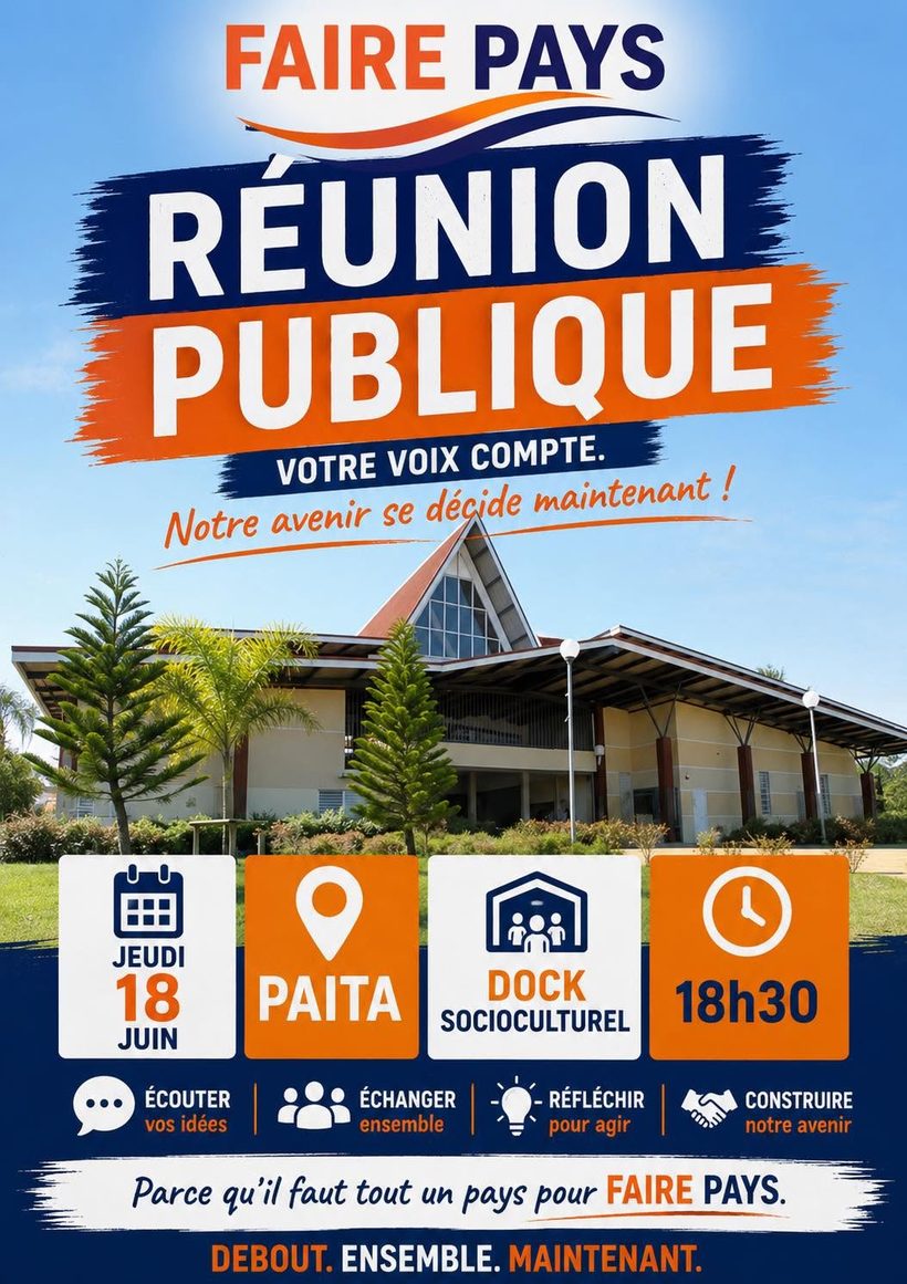 Réunion publique — Païta
